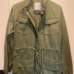 Alternative Utility Army green Jacket cinch waist